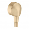 Hansgrohe FixFit E, nástenné kolienko bez spätného ventilu, kartáčovaný bronz,HAN-27454140
