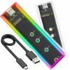 Kryt disku Puzdro na disk SSD adaptér M2 NVMe/NGFF 10 Gbps