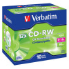 CD-RW VERBATIM DTL+ 700MB 12X 10ks/bal. (43148)