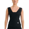 RDX W1 Women Sweat Vest Without Zipper BLACK - 3XL