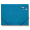 Trojlopňové dosky s gumou FolderMate Nest modrá