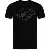 Tričko Korda One Liner Tee Black XXL