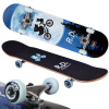 ReDo Drevený skateboard do 100 kg – modrý
