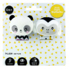 Sada 2 hrkálok GaGaGu - Opica a medvedík panda TM Toys