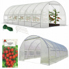 FÓLIOVÝ TUNEL 3x6 18m2 ZÁHRADNÝ SKLENÍK FÓLIOVNÍK Stan 6x3 BIELY
