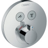 Hansgrohe 15743000 ShowerSelect S termostat pod omietku pre 2 spotrebiče, chróm