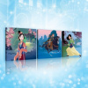 Obraz na plátne viacdielny - OB2646 - Legenda o Mulan 75cm x 25cm - S13