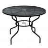 ROJAPLAST ZWMT-51 Záhradný stôl ø 106 cm, čierny ROJAPLAST 610