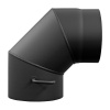 Koleno dymové 130 mm / 90° / 1,5 mm s klapkou hrubostenné