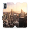 Flipové pouzdro Mobiwear - Sony Xperia 10 VI - M138P New York (Knížkové flip pouzdro, obal, kryt na mobil Sony Xperia 10 VI - M138P New York, materiál Umělá kůže + TPU - ochrana 360°, stojánek, siliko