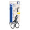STAEDTLER Noris 965 kreatívne nožnice 17 cm sivé