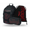 BAAGL 3 SET Skate Red: batoh, peračník, vrecko