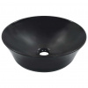 vidaXL Umývadlo čierne 41x12,5 cm keramické - Čierna - 217964-211490
