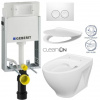GEBERIT KOMBIFIXBasic vr. bieleho tlačidla DELTA 21 + WC CERSANIT CLEANON MODUO + SEDADLO 110.100.00.1 21BI MO1