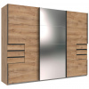 MID.YOU SKRIŇA S POS. DVER. – HOR.VED, farba duba, číra, 270/208/64 cm - Online Only zostavy - 001787040018