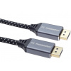 PremiumCord DisplayPort 1.4 prípojný kábel, kovové a pozlátené konektory, 1m kport10-01