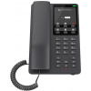 Grandstream GHP621 hotelový VoIP telefón, 2 linky, 2 SIP účty, PoE, 1x RJ45, HD Audio, 3 cestná konferencia, čierny