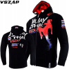 Vszap MMA s dlhým rukávom, kapucňové kapucne vlk hlava (Vszap MMA s dlhým rukávom, kapucňové kapucne vlk hlava)