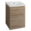 AQUALINE ALTAIR 51,8 x 45,2 x 72,5cm skrinka pod umývadlo závesná, dub emporio, AI355
