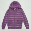Detský sveter - Quadri Foglio 134 Purple, strieborný sveter (Quadri foglio sveter s kapucňou)