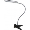 Stolná lampa LED stolná lampička s vypínačom a klipom BAZ 5W/230V/4000K/340Lm/120°/IP20, čierna (15205LEDBKC)
