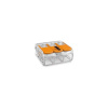221-413 Spoj. svorka COMPACT 3x4mm2 CYA