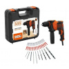 BLACK+DECKER - Príklepová vŕtačka 550 W, s príslušenstvom BEH550A40K-QS