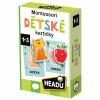 Puzzle Asmodee Česká republika 12 dielikov Asmodee Česko HEADU SK: Montessori kartičky pre deti