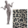 Celotelový zentai spandex catsuit, karnevalový kostým S Leopard dámske