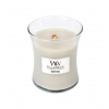 WoodWick Warm Wool vonná sviečka s dreveným knôtom 275 g