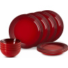 Obedová súprava Le Creuset višňová 12 dielov