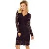 NUMOCO šaty dámske 170-1 neckline čipka dlhý rukáv XXL
