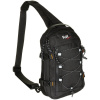 FOX Outdoor batoh COMPACT SLING cez jedno rameno ČIERNY