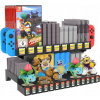 JYS Organizér / Herní stojan pro GAME BOY / SNES / N64 / NES / FC / SFC / HVC-MR / NDS3 / 3DS a konzole pro Nintendo Switch / Switch OLED / NS198