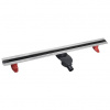 Polysan Slim Spring Black Nerezový sprchový kanálek s roštem, 25-120 cm SV120B
