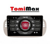 TomiMax Fiat 500 Android 14 autorádio s WIFI, GPS, USB, BT HW výbava: QLED 8 Core 4GB+64GB PX HIGH - iba displej A