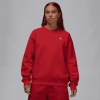 Jordan Women Brooklyn Fleece Crew-Neck Sweatshirt | 0197595832069 | Červená | L