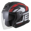CASSIDA přilba Jet Tech 2.0 RoTo, CASSIDA (černá matná/červená/bílá, vel. M)