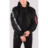 ALPHA INDUSTRIES Bunda MA-1 D-Tec SE - čierna/reflex čierna (133104/285) Veľkosť: S/Regular