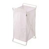 Yamazaki kôš na bielizeň skladací tower 2484 kov/textil 45 l biely