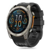 Remienok Tech-Protect Silicone pre Garmin Fenix 5X / 5X Plus / 6X / 6X Pro / 7X / 8 (51 mm) - čierny