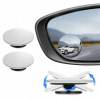 Vypuklé spätné zrkadlo do auta pre mŕtvy uhol 4 ks, priemer 5 cm