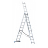Rebrík G21 trojdielny 7,6m 3x11 priečok