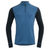 tričko DEVOLD DUO ACTIVE MERINO 205 ZIP NECK Man Blue/Ink L