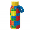 Quokka Kids Solid, Nerezová fľaša / termoska s pútkom Color Bricks, 330ml, 40143