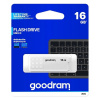 Goodram USB flash disk, USB 2.0, 16GB, biely, UME2-0160W0R11, USB A, s krytkou