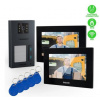 EVOLVEO EVOLVEO DoorPhone AP2-2 drátový videotelefon pro dva byty s aplikací, černý