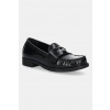 Kožené mokasíny Love Moschino čierna farba, na plochom podpätku, JA10222G1NJD000A EUR 38