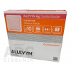 ALLEVYN Ag Gentle Border Krytie na rany 12,5x12,5 cm, adhezívne krytie so silikónom s obsahom striebra 1x10 ks