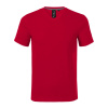 MALFINI PREMIUM Tričko Action V-neck, pánské, krátký rukáv MAL-7007113 S Červená formula